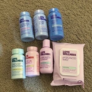Love Wellness Supplement and Wipes Set
